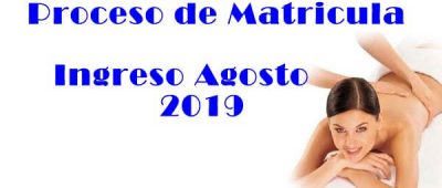 Banner Matricula Agosto 2019 Banner Matricula Agosto 2019